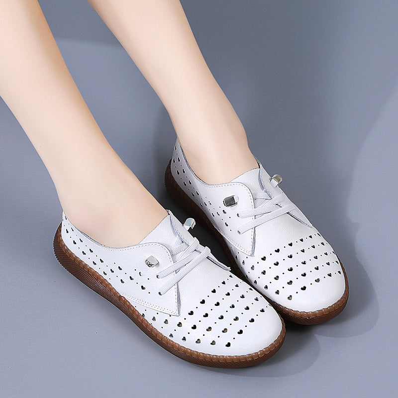 Women's Breathable Mesh Low-Top Sneakers Casual Lightweight Comfortable