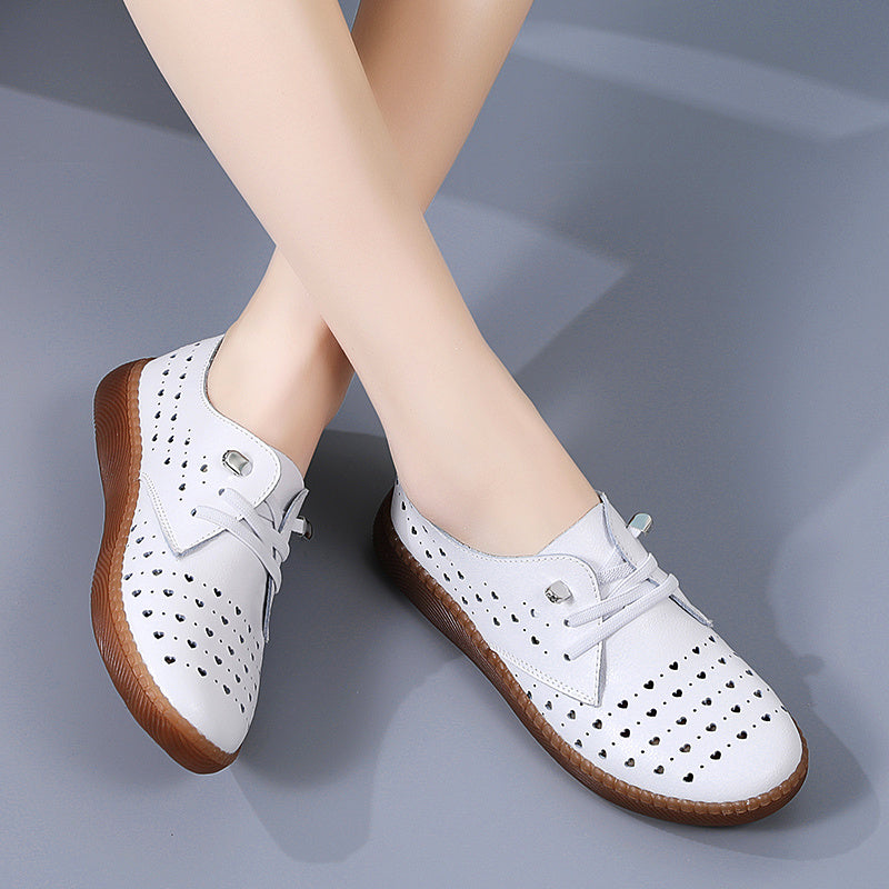 Women's Breathable Mesh Low-Top Sneakers Casual Lightweight Comfortable