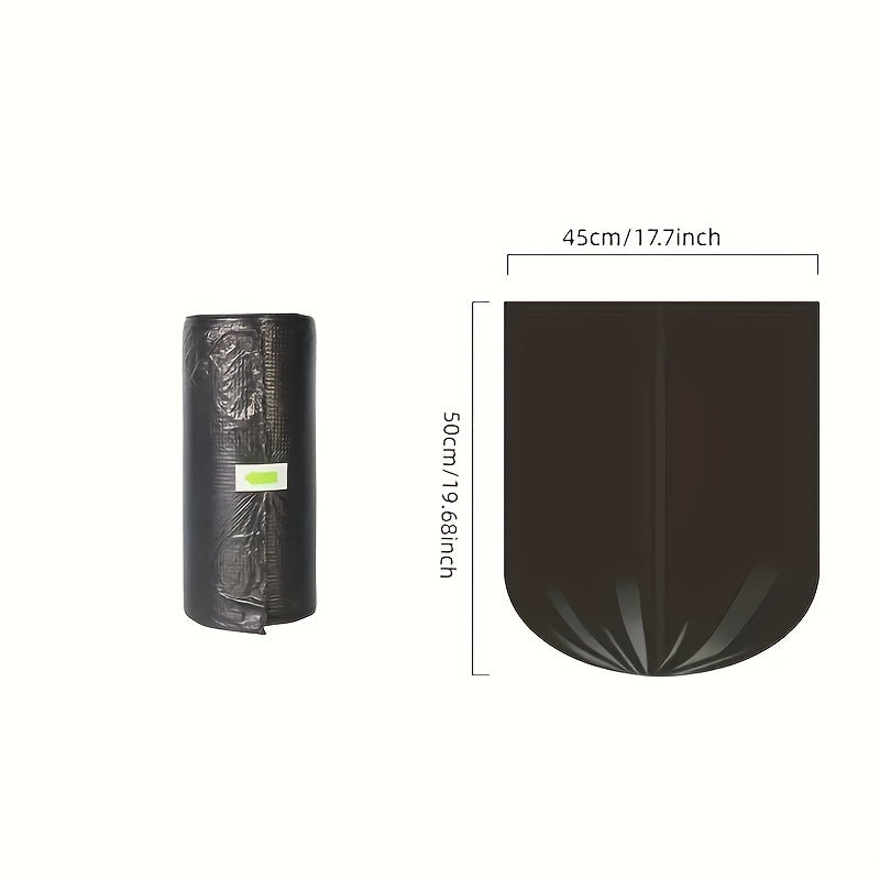 Heavy-Duty Black Trash Bags 100 Pack Leak-Proof Durable Plastic for Kitchen Bathroom Bedroom