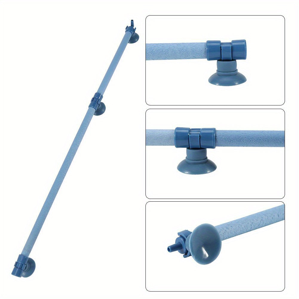 PP Material Aquarium Air Bubble Wall Tube for Fish Tank Oxygenation No Battery Needed