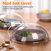Microwave Splatter Guard with Handle Heat-Resistant Cover for Food Preservation