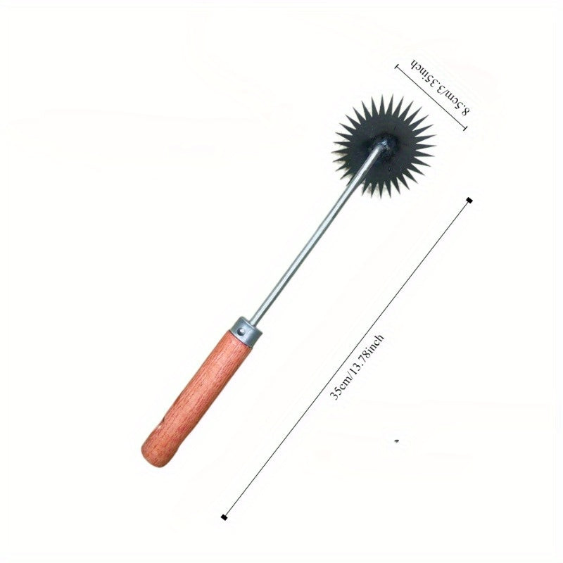 Heavy Duty Forged Metal Garden Weeder Hand Tool for Soil Loosening and Weeding