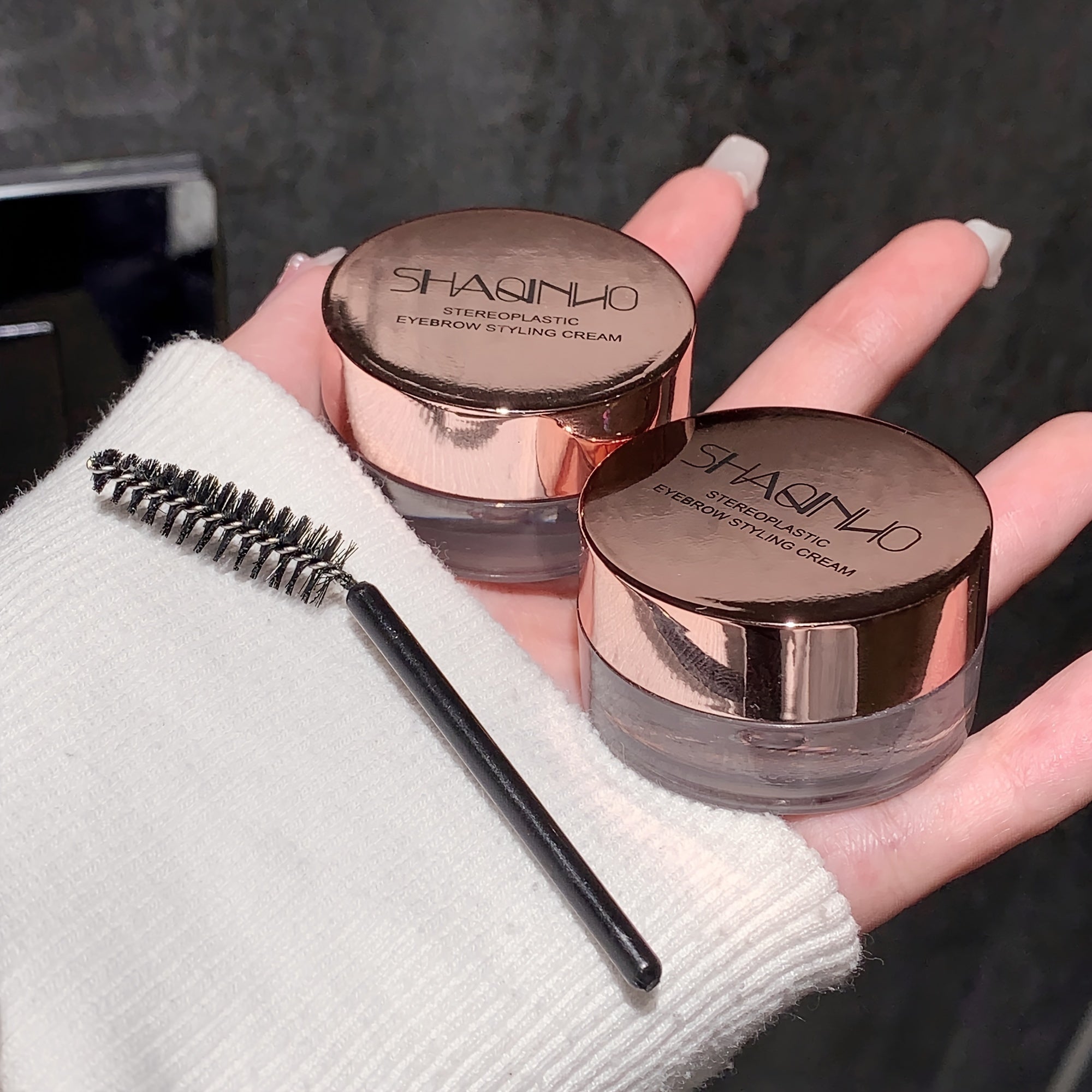 Eyebrow Styling Cream Waterproof Sweatproof Fast-Dry Clear for Women