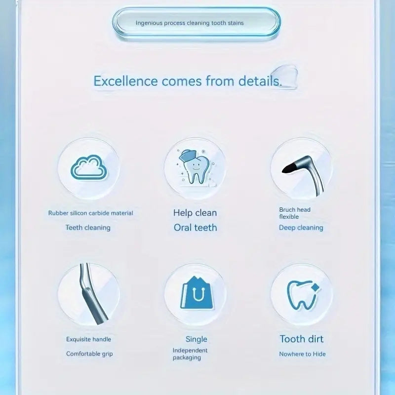 Portable Teeth Cleaner for Deep Cleaning and Gap Coverage
