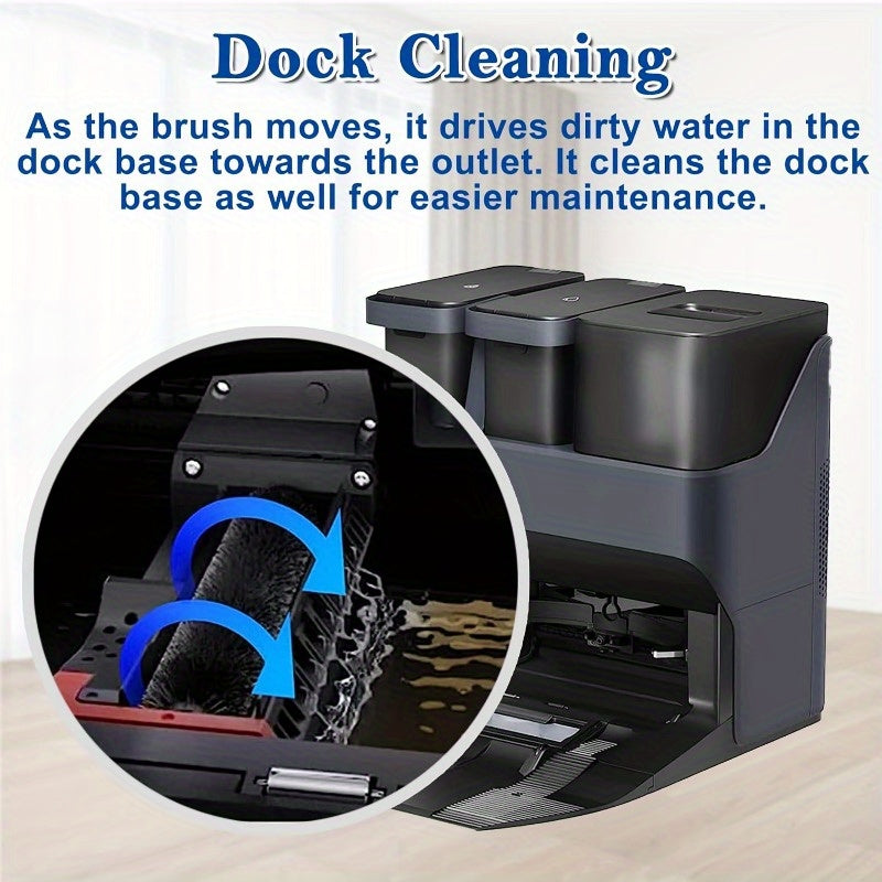 Set of 2 Detachable Washable High-Speed Cleaning Brushes for Robotic Vacuum