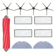 Комплект аксессуаров для пылесоса Xiaomi Roborock S7/S7+ включает 11 прочных пластиковых насадок, совместимых с уборкой полов, идеально подходит для домашнего использования.