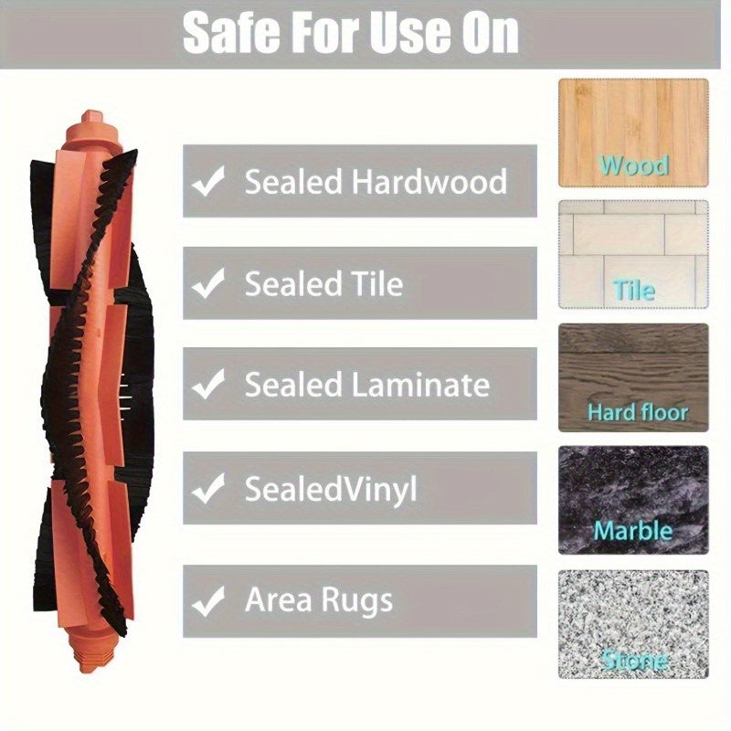 Комплект аксессуаров для робот-пылесоса Xiaomi S10/S12 B106Gl - 7 предметов с щетками, швабрами и фильтрами для улучшения качества уборки