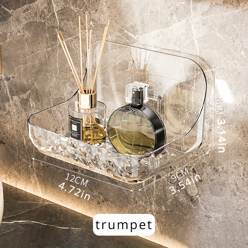 Bathroom Wall Organizer Acrylic Large Storage for Shower or RV