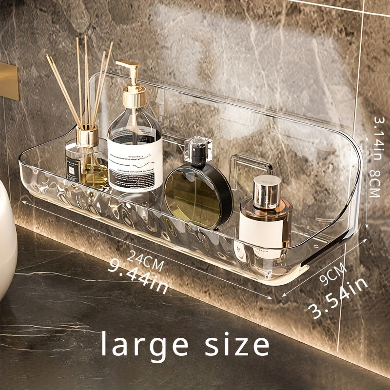 Bathroom Wall Organizer Acrylic Large Storage for Shower or RV