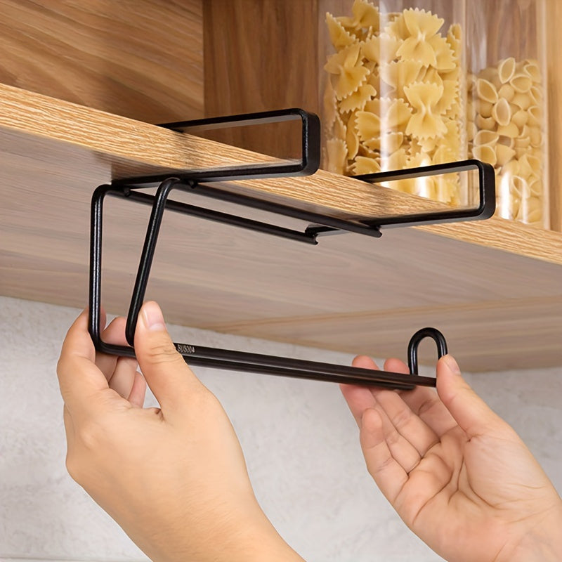 Carbon Steel Wall Storage Rack for Kitchen Bathroom Organization