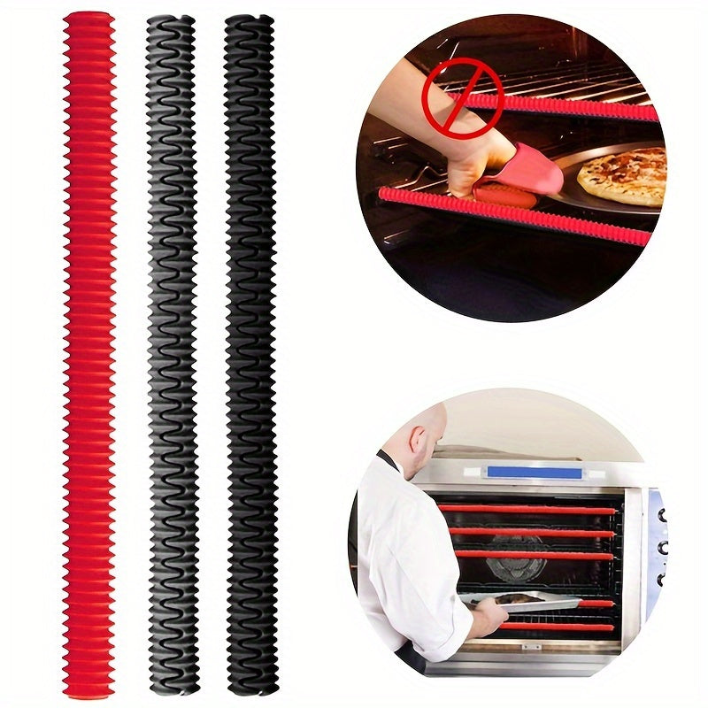 Silicone Oven Rack Shields 35.56cm Heat-Resistant Hand Protectors for Baking and Grilling