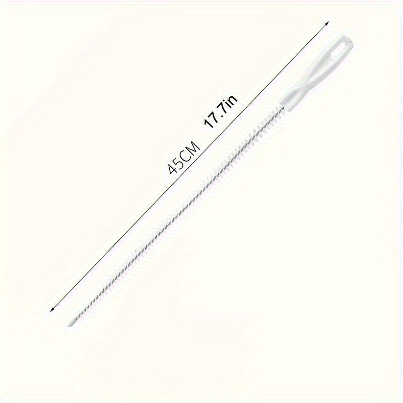 Kuchli va Oson Olib Yuriladigan Drain Tozalash Cho'tkasi - Oson Tutqichli, Mustahkam Soch va Qoldiq Tozalovchi, Hammomlar uchun Zarur Tozalash Asbobi.