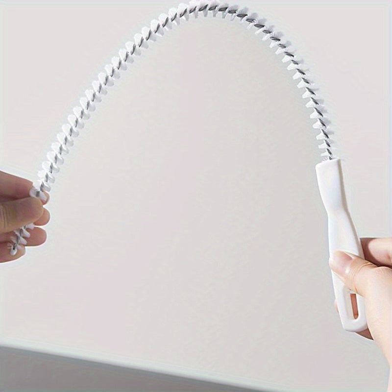 Kuchli va Oson Olib Yuriladigan Drain Tozalash Cho'tkasi - Oson Tutqichli, Mustahkam Soch va Qoldiq Tozalovchi, Hammomlar uchun Zarur Tozalash Asbobi.