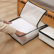 Bolsa de almacenamiento debajo de la cama para ropa y edredones, plegable, a prueba de humedad, a prueba de polvo, organizador de baúl