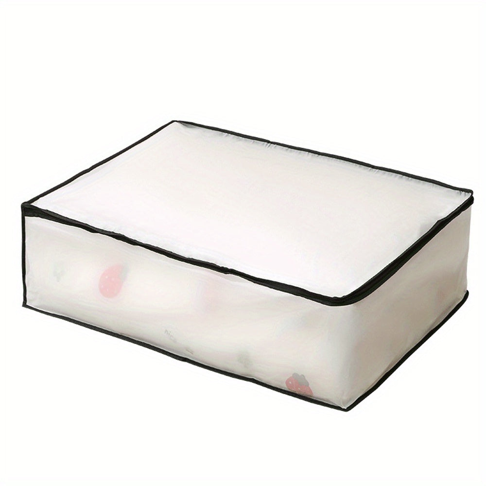 Bolsa de almacenamiento debajo de la cama para ropa y edredones, plegable, a prueba de humedad, a prueba de polvo, organizador de baúl