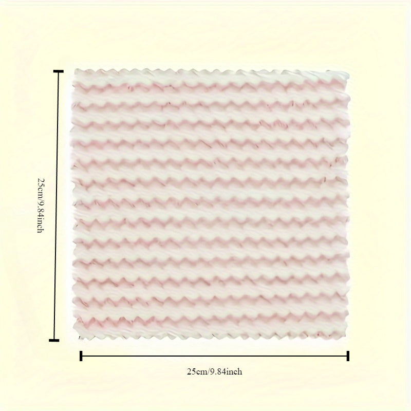 5 ta mikrotoʻlqinli idish mato toʻplami Ultra-Soft yengil va tez quriydigan oshxona tozalash uchun