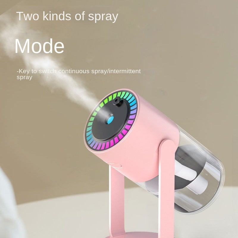 USB-Powered Starry Sky Humidifier with Essential Oil Diffuser and Night Light Compact Portable for Home Car