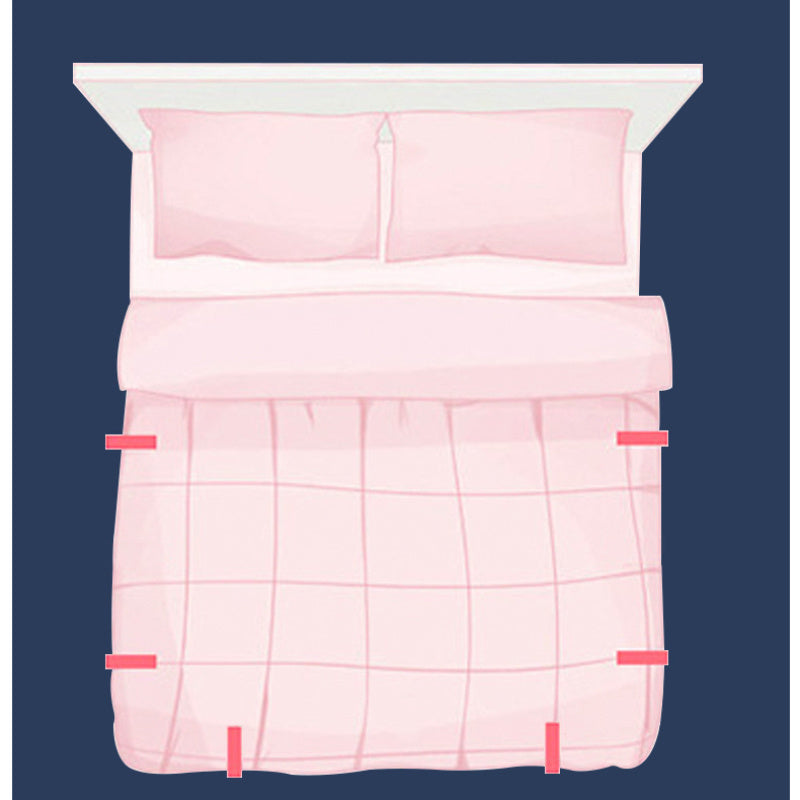 Reparador de esquina de edredón sin aguja invisible con hebilla antideslizante y clip doméstico