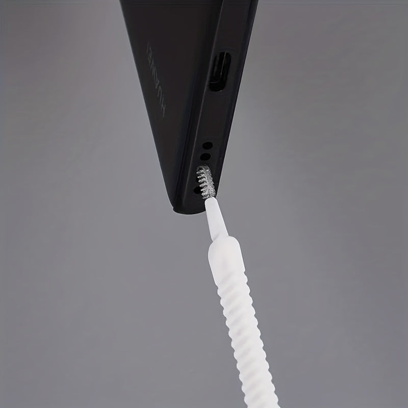 10 dona mini cho'tka to'plami: To'siqni oldini oluvchi dush boshini, telefon va po'lat tozalagichni o'z ichiga oladi - hammom, avtomobil va raqamli qurilmalar uchun ideal