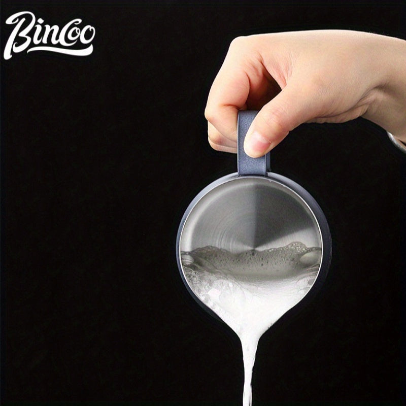 Stainless Steel Coffee Frothing Pitcher with Pointed Spout for Milk Frothing