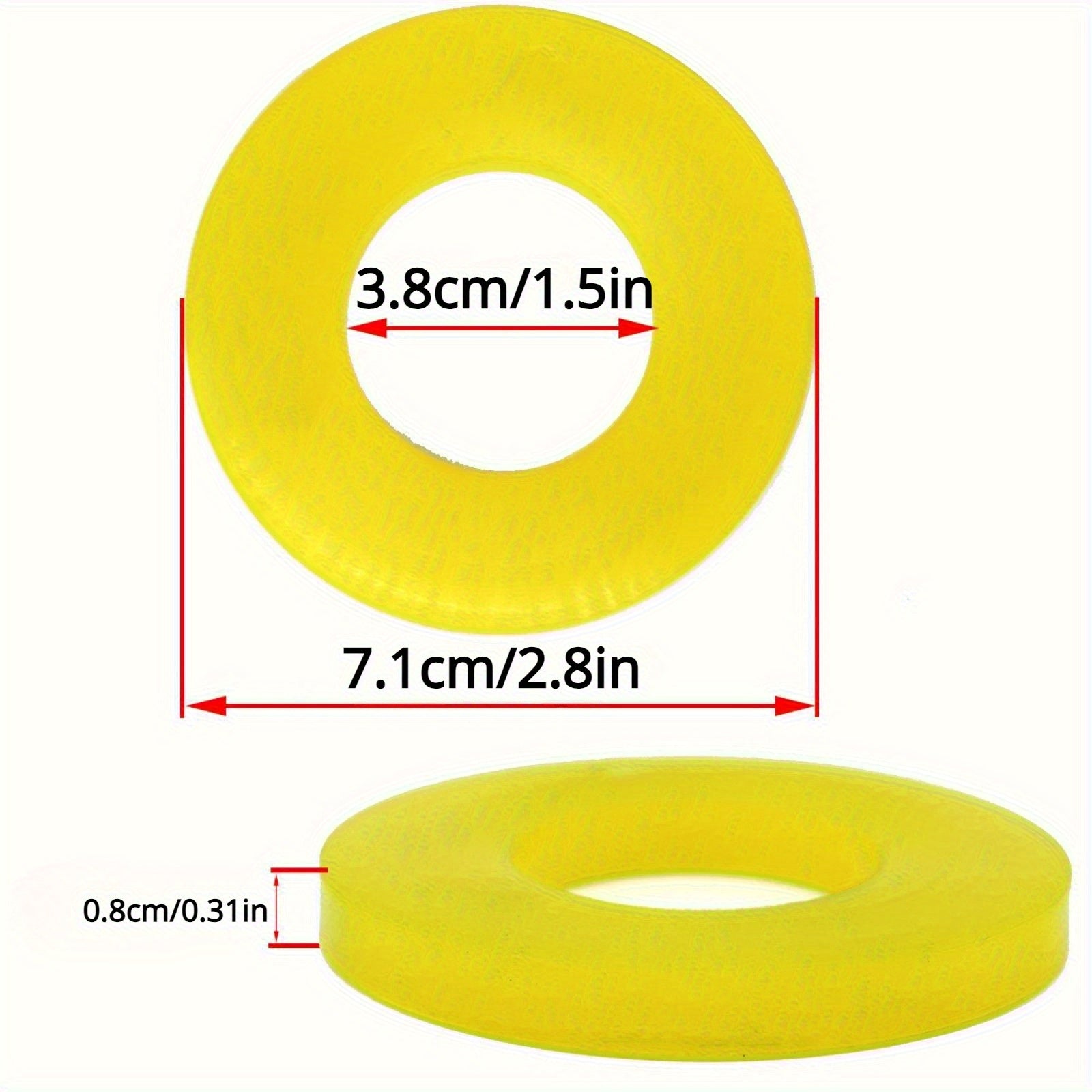 2 Pieces Shock Absorbing Rubber Bushing Mounts for Car Front Strut Tower