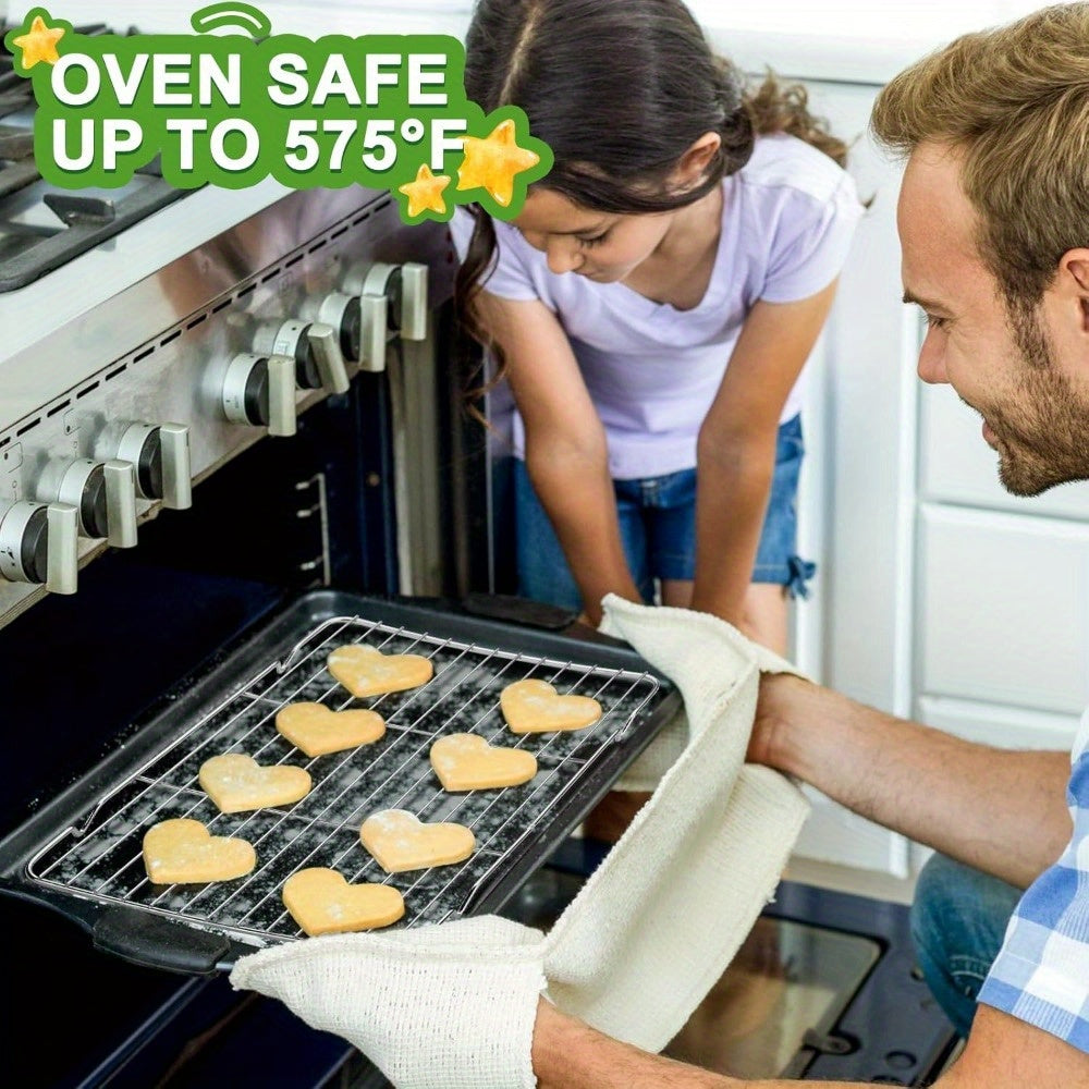 Heavy-Duty Cooling and Baking Rack, Oven and Dishwasher Safe, Sturdy Cookie Rack