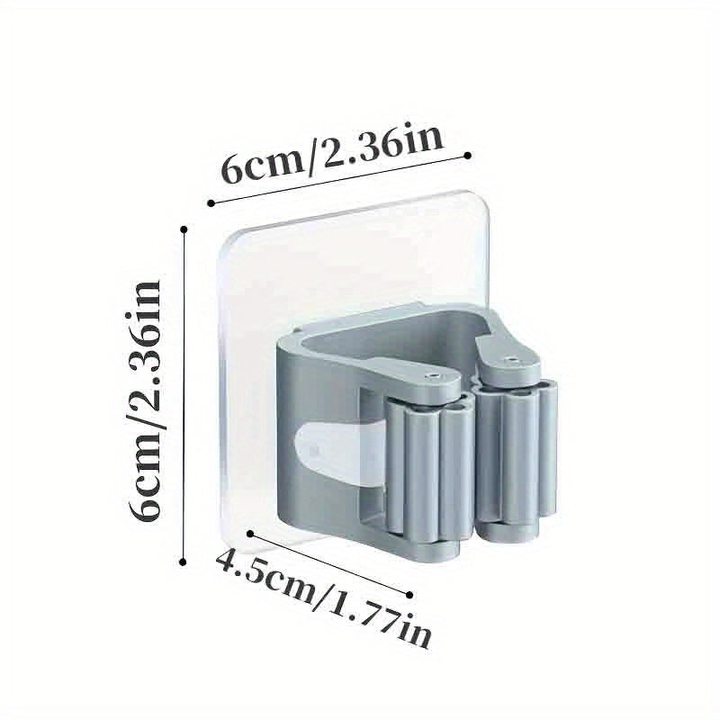 Plastic Wall-Mounted Tool Holders for Brooms Mops and Garden Organization Set of 2