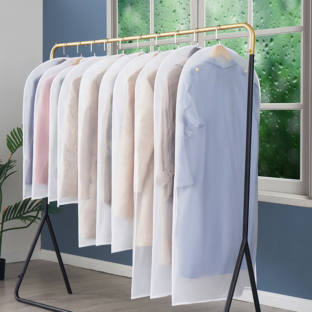 Juego de 5 fundas para prendas con cierre de cremallera de plomo para trajes, vestidos y camisas