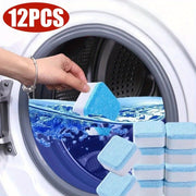 12 Washing Machine Cleaner Tablets Deodorize and Clean Laundry Machines Safe for Household Use