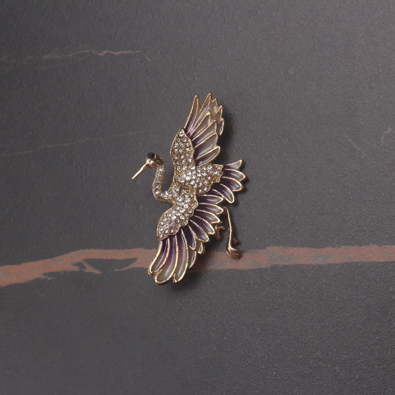 Animal-Shaped Rhinestone Brooch Pin for Blazers and Sweaters Jewelry Accessory