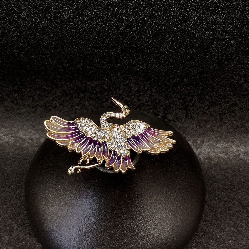 Animal-Shaped Rhinestone Brooch Pin for Blazers and Sweaters Jewelry Accessory