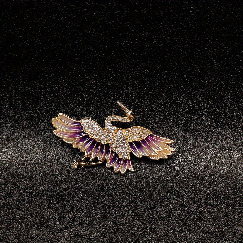 Animal-Shaped Rhinestone Brooch Pin for Blazers and Sweaters Jewelry Accessory