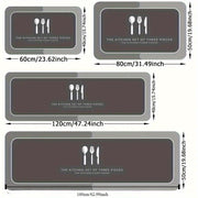 Zamonaviy rezina diatom loy oshxona yurgizgich mato, sirg‘almas, singdiruvchi pol mato