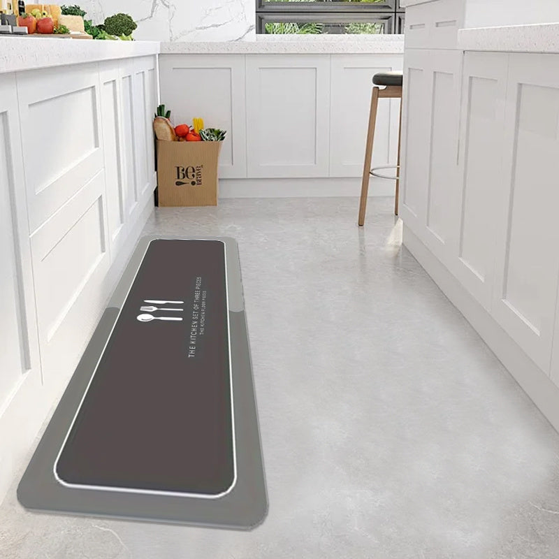 Zamonaviy rezina diatom loy oshxona yurgizgich mato, sirg‘almas, singdiruvchi pol mato