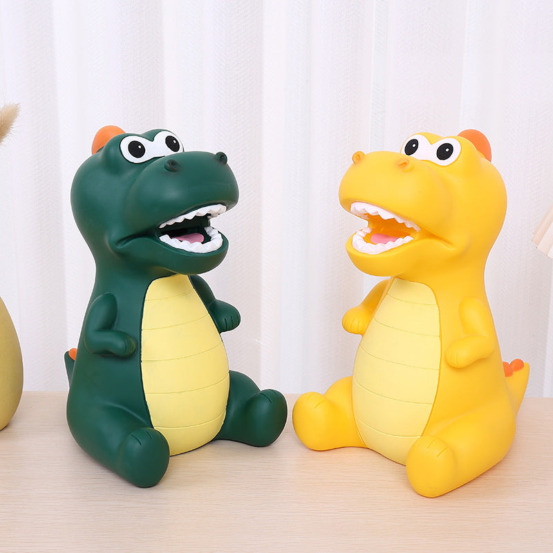 Cofre de monedas Dinosaurio T-Rex para ahorrar dinero, adorable y espacioso, regalo para niños