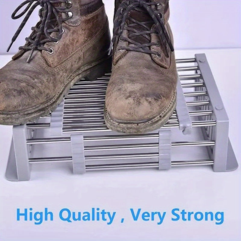 Stainless Steel Over-the-Sink Dish Drying Rack Kitchen Sink Organizer Adjustable