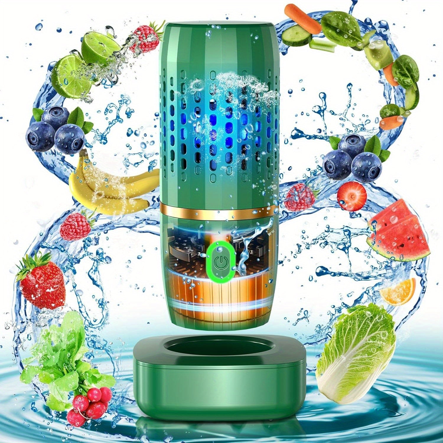 Toza va mevali-uzumli mahsulotlar uchun portativ tozalash vositasi, Oh-Ion tozalash texnologiyasidan foydalanib, chuqur tozalash uchun.