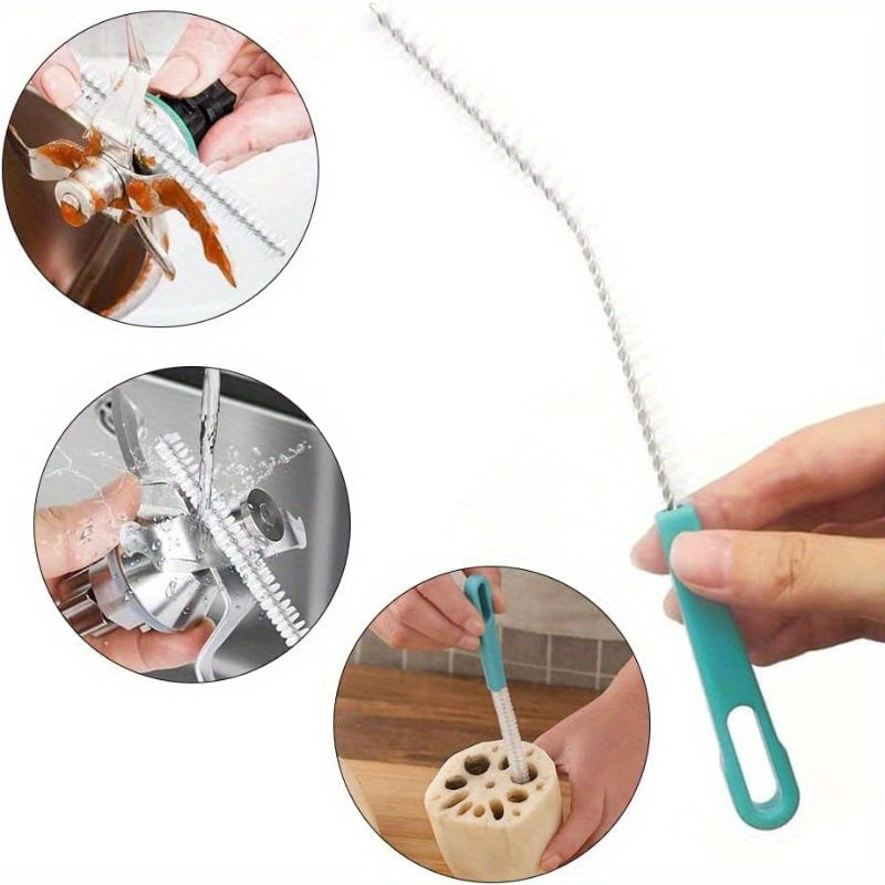 4-Piece Kitchen Cleaning Brush Set Plastic Scrubber Pot Washer for Food Mixers