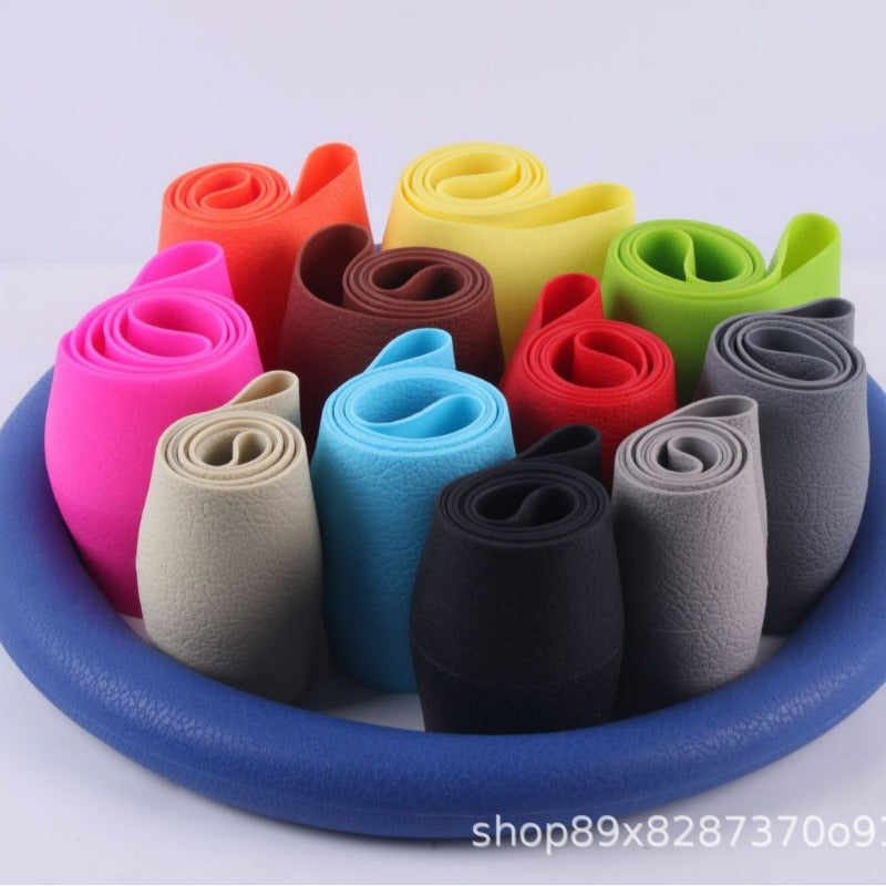 Universal Silikon Boshqaruv Ruli Qopqog'i Yumshoq Ko'p Rangli Avto Aksessuar