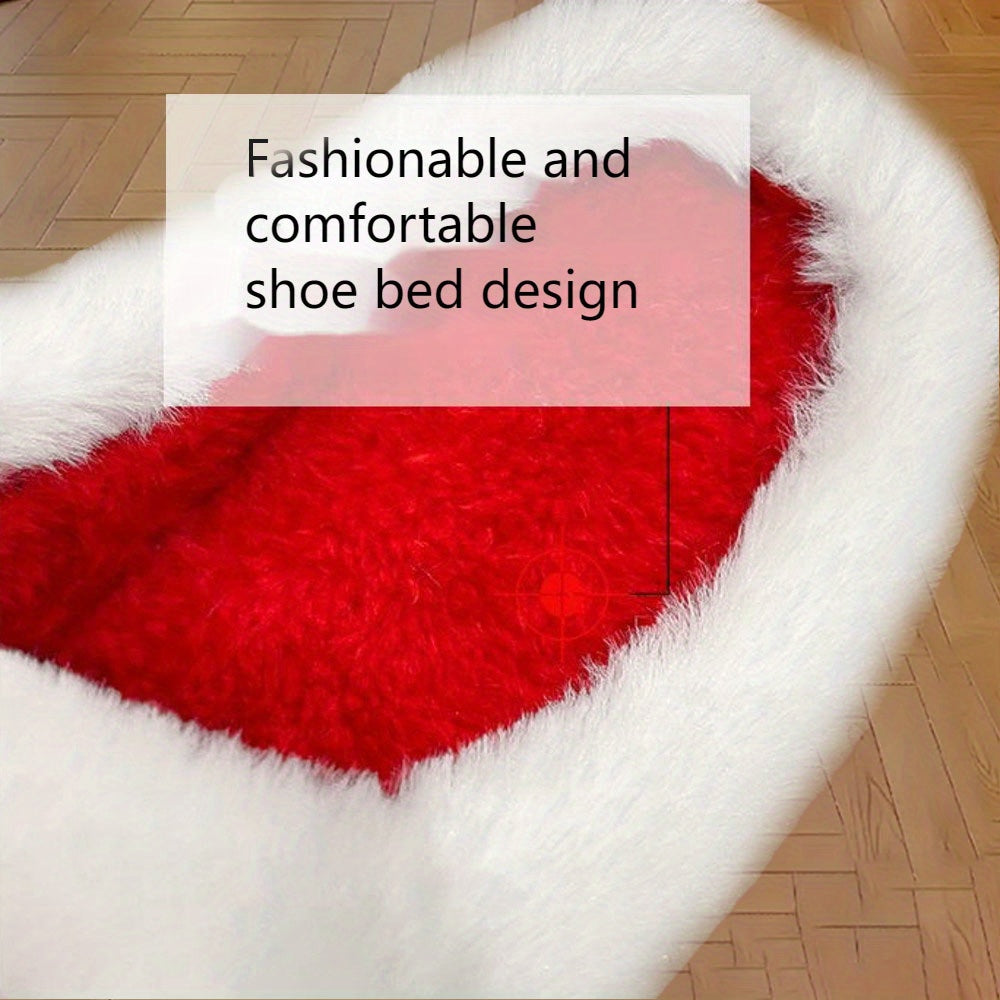 Girls Plush Slippers Soft Flannel Non-Slip Indoor Shoes All-Season