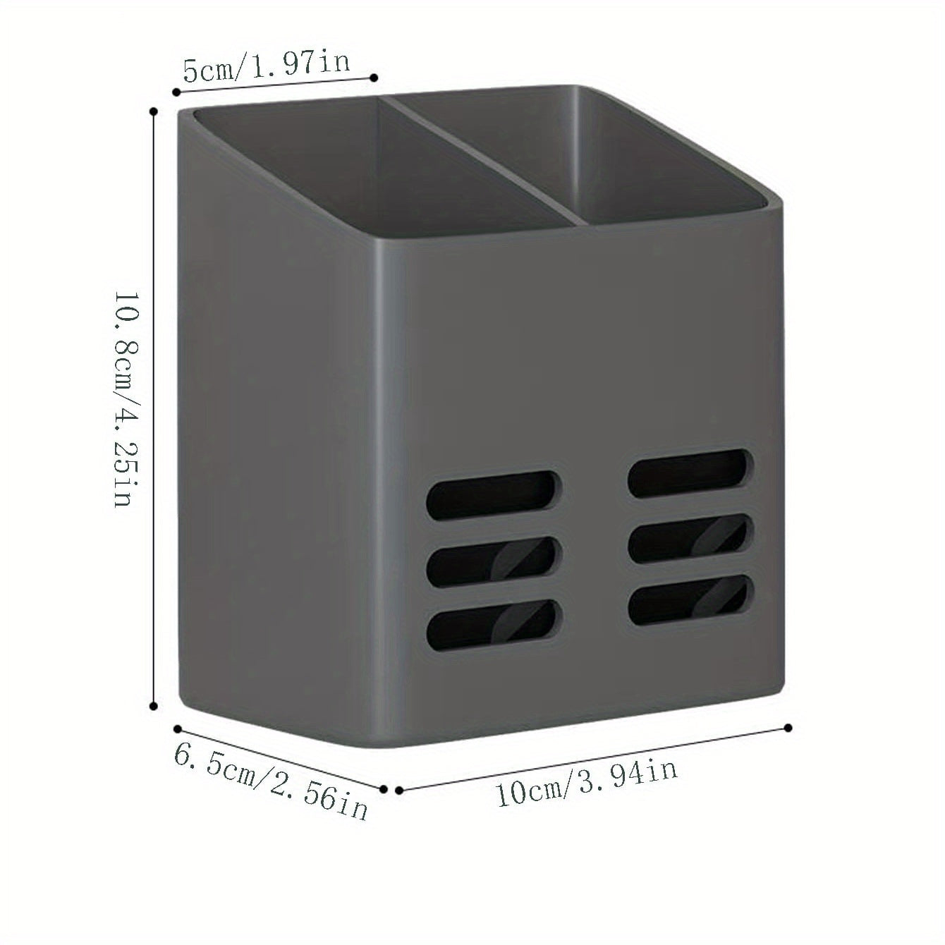 Organizador de almacenamiento de pared con cesta con drenaje para cocina baño plástico