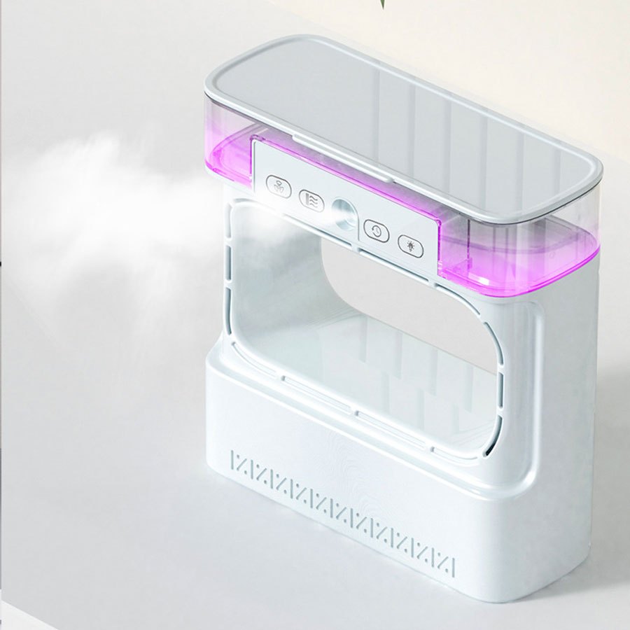 Wireless USB Desktop Fan with Mist Cooling Bladeless Indoor Outdoor
