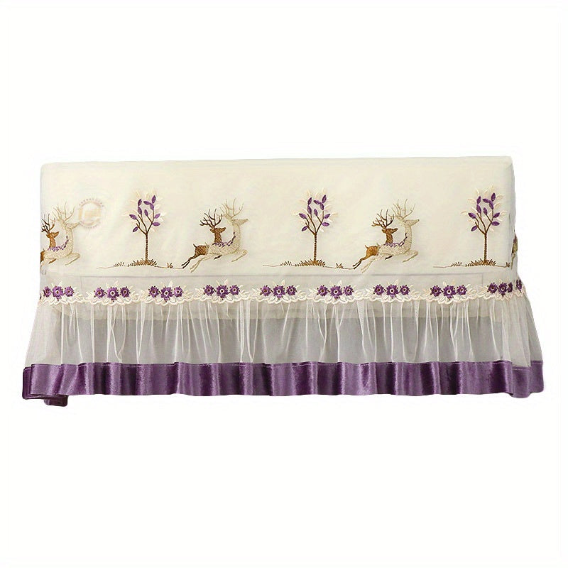 Universal Fit Air Conditioner Cover Dustproof Protective Curtain for Home Office 86cm x 20cm