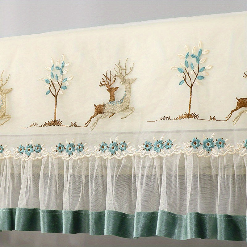 Universal Fit Air Conditioner Cover Dustproof Protective Curtain for Home Office 86cm x 20cm