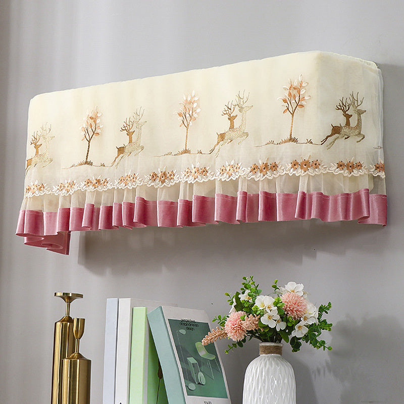 Universal Fit Air Conditioner Cover Dustproof Protective Curtain for Home Office 86cm x 20cm