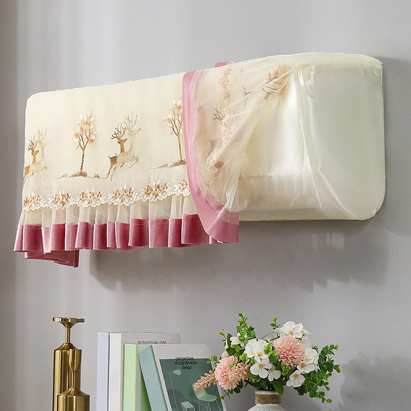 Universal Fit Air Conditioner Cover Dustproof Protective Curtain for Home Office 86cm x 20cm