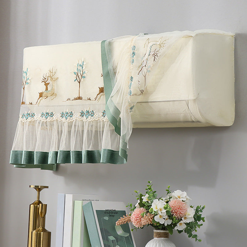 Universal Fit Air Conditioner Cover Dustproof Protective Curtain for Home Office 86cm x 20cm