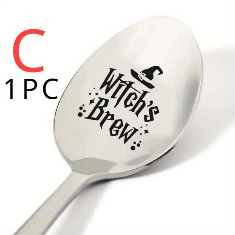Personalized Engraved Metal Coffee Spoons with Love Message for Daughters and Friends