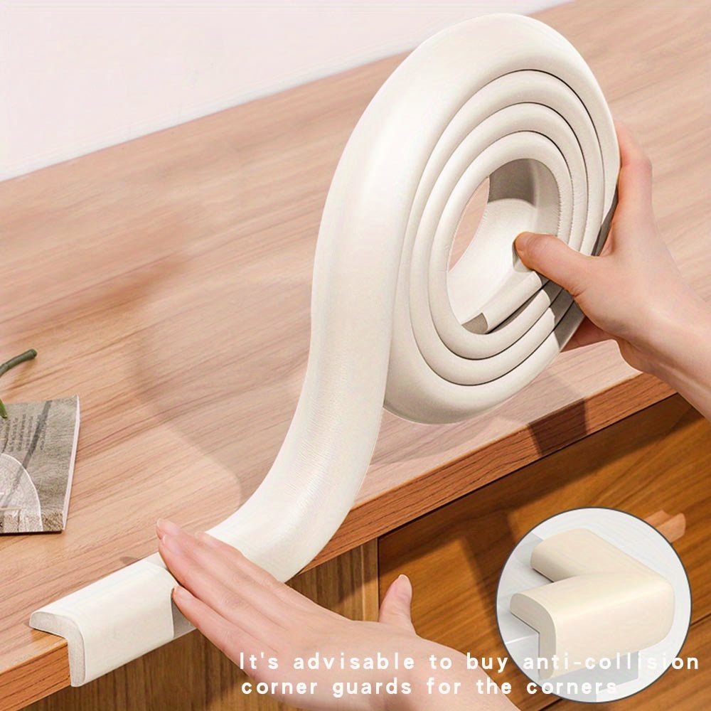 Two Meters Non-Toxic Anti-Collision Corner Protectors for Walls and Furniture