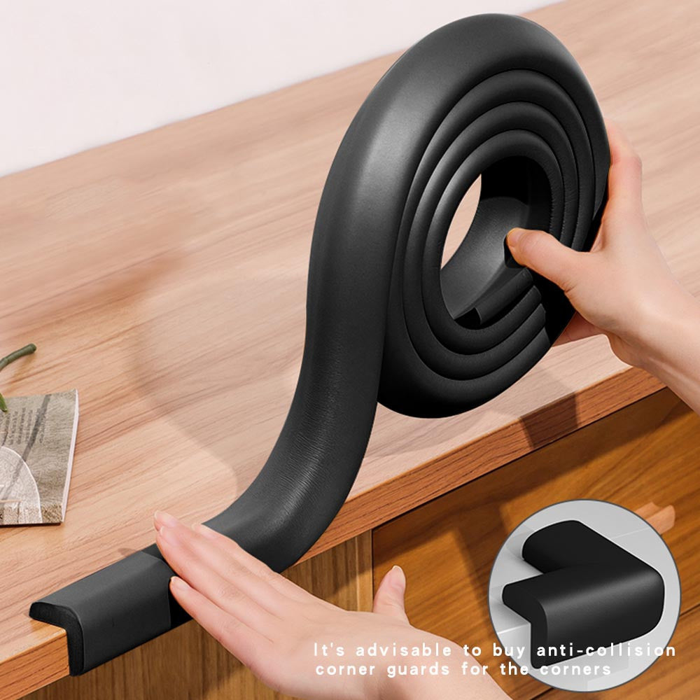 Two Meters Non-Toxic Anti-Collision Corner Protectors for Walls and Furniture